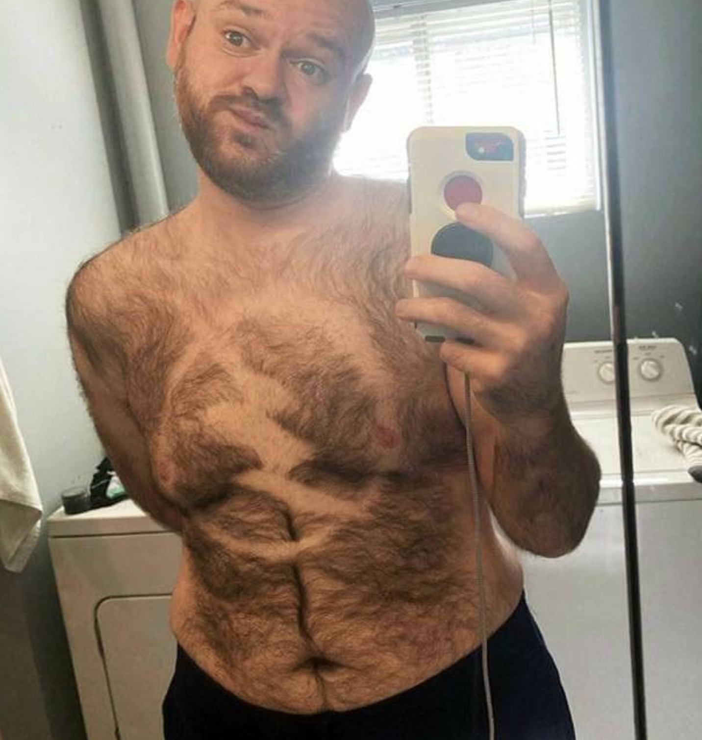 chest hair art